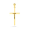 Srebrny pozłacany krzyżyk z Jezusem próba 925 D302-925-Z marko