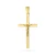 Srebrny pozłacany krzyżyk z Jezusem próba 925 D302-925-Z marko
