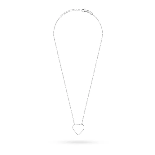Srebrny naszyjnik serce łańcuszek paperclip Jeso N1100-925-S marko