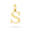 Złota zawieszka wisiorek literka S Imiona Z600-333-S marko