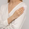 Srebrny różaniec na palec krzyż pierścionek obrączka próba 925 D405-925-S marko