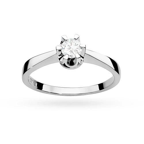 Pierścionek zaręczynowy klasyczny 0,25ct z białego złota Lab Diamonds W0408.B3.LDW.02 marko