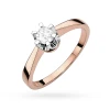 Pierścionek zaręczynowy klasyczny 0,25ct z różowego złota Lab Diamonds W0408.R3.LDW.02 marko