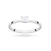 Pierścionek zaręczynowy z kwadratowym kamieniem 0,30ct z białego złota Lab Diamonds W0587.B3.LDW.01 marko