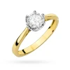 Pierścionek zaręczynowy klasyczny 0,30ct z żółtego złota Lab Diamonds W0605.Z3.LDW.02 marko