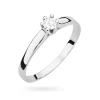 Klasyczny pierścionek zaręczynowy z diamentem laboratoryjnym 0,15ct białe złoto Lab Diamonds W0222.B3.LDW.05 marko