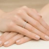 Pierścionek zaręczynowy obrączka z białego złota Lab Diamonds W0306.B3.LDW.01 marko