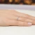 Pierścionek zaręczynowy obrączka z białego złota Lab Diamonds W0531.B3.LDW.01 marko