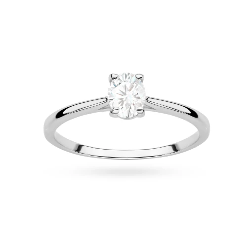 Pierścionek zaręczynowy z owalnym kamieniem 0,30ct z białego złota Lab Diamonds W0581.B3.LDW.01 marko