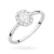 Pierścionek zaręczynowy z owalnym kamieniem 0,30ct z białego złota Lab Diamonds W0583.B3.LDW.01 marko