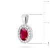 Zawieszka markiza z Rubinem 0,60ct białe złoto Z0574.B3.RUR.01 marko
