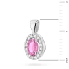 Zawieszka markiza z Szafirem Różowym 0,45ct białe złoto Z0574.B3.SAP.01 marko