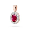 Zawieszka markiza z Rubinem 0,60ct różowe złoto Z0574.R3.RUR.01 marko
