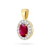 Zawieszka markiza z Rubinem 0,60ct żółte złoto Z0574.Z3.RUR.01 marko