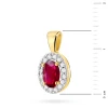 Zawieszka markiza z Rubinem 0,60ct żółte złoto Z0574.Z3.RUR.01 marko
