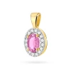 Zawieszka markiza z Szafir Różowyem 0,45ct żółte złoto Z0574.Z3.SAP.01 marko
