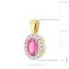 Zawieszka markiza z Topazem Różowym 0,50ct żółte złoto Z0574.Z3.TOP.01 marko