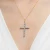 Srebrna zawieszka diamentowany szary krzyżyk Z715-925-SZ marko