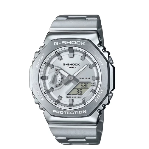 Zegarki męski Casio GM-2110D-7AER G-Shock na bransolecie