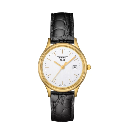 Zegarek damski Tissot T9132101603101 T-Gold na pasku
