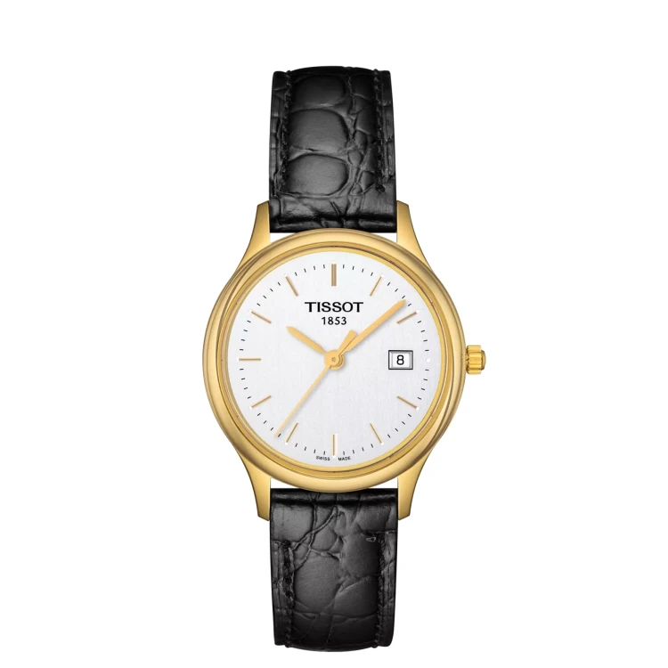 Zegarek damski Tissot T9132101603101 T-Gold na pasku