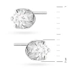 Klasyczne złote kolczyki z diamentami 2 x 0,12ct białe złoto K0032.B3.DIW.04 marko