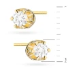 Klasyczne złote kolczyki z diamentami 2 x 0,12ct żółte złoto K0032.Z3.DIW.04 marko