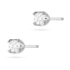 Kolczyki białe złoto z brylantami 2 x 0,08ct klasyczne sztyft zakręcany labret K0034.B3.DIW.04 marko
