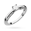 Pierścionek zaręczynowy z białego złota Lab Diamonds kamień centralny 0,30ct W0009.B3.LDW.01 marko