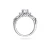 Złoty pierścionek z diamentami laboratoryjnymi Lab Diamonds białe złoto W0023.B3.LDW.02 marko