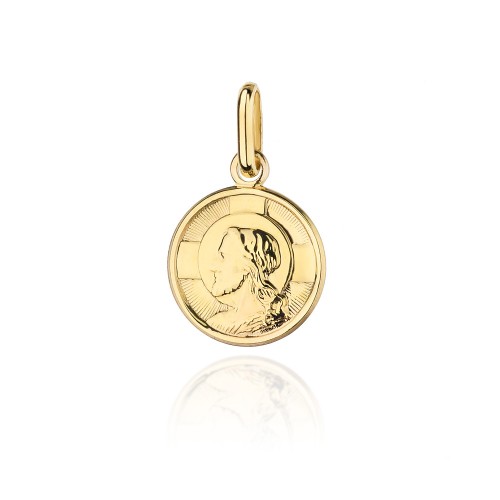 Złoty medalik z Jezusem próba złota 585 D047-585 MARKO