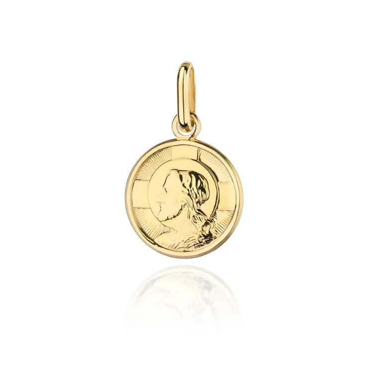 Złoty medalik z Jezusem próba złota 585 D047-585 MARKO