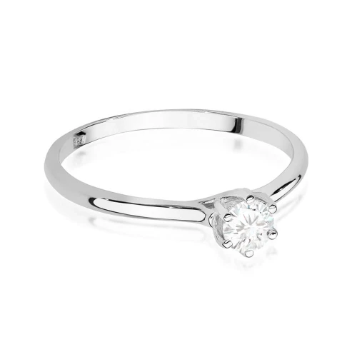Pierścionek zaręczynowy klasyczny 0,20ct z białego złota Lab Diamonds W0499.B3.LDW.02 marko