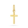 Złota zawieszka minimalistyczny krzyżyk D126-333 marko