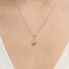 Klasyczna złota zawieszka z masywnym diamentem 0,50ct białe złoto Z0575.B3.DIW.03 marko