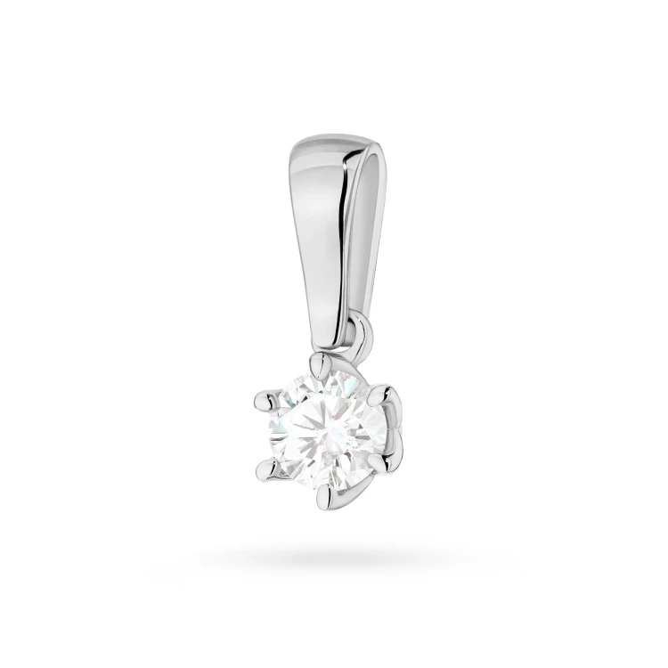 Klasyczna zawieszka z białego złota z diamentem laboratoryjnym 0,30ct Lab Diamonds Z0575.B3.LDW.01 marko