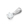 Klasyczna zawieszka z białego złota z diamentem laboratoryjnym 0,30ct Lab Diamonds Z0575.B3.LDW.01 marko