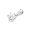 Klasyczna zawieszka z białego złota z diamentem laboratoryjnym 0,40ct Lab Diamonds Z0575.B3.LDW.02 marko