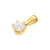 Klasyczna zawieszka z żółtego złota z diamentem laboratoryjnym 0,40ct Lab Diamonds Z0575.Z3.LDW.02 marko