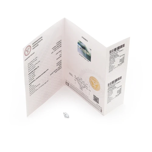 Kamień inwestycyjny Diament 0.35ct SI2/H  EX/EX/EX Certyfikat IGI