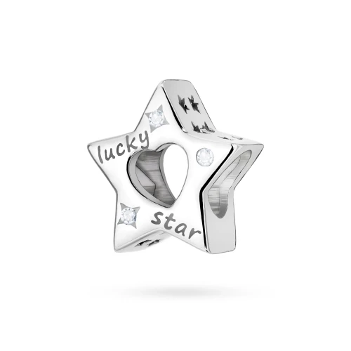 Srebrna zawieszka gwiazda z cyrkoniami Charms Z725-925-BS marko