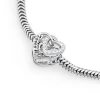 Srebrna zawieszka dwa serca z cyrkoniami Charms Z726-925-BS marko