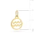 Złota zawieszka znak zodiaku wodnik Zodiak Z-GW-397-585 marko