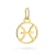Złota zawieszka znak zodiaku ryby Zodiak Z-GW-398-585 marko