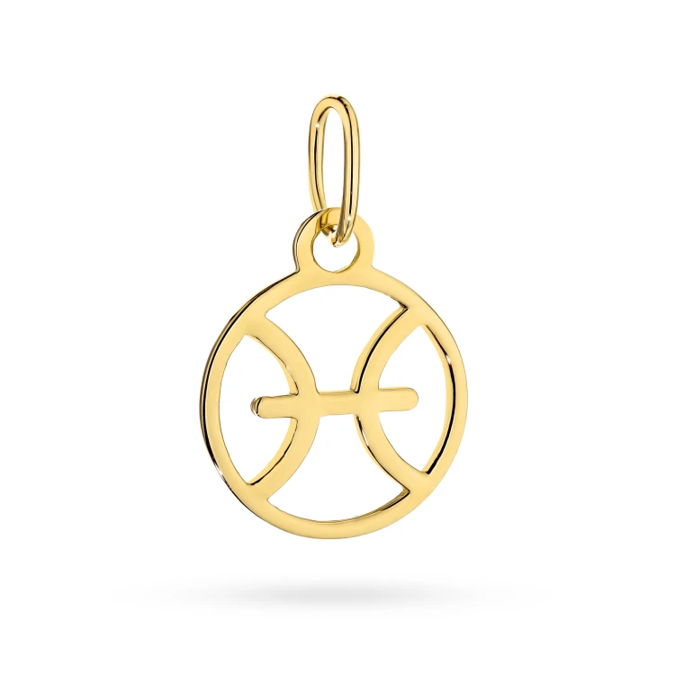 Złota zawieszka znak zodiaku ryby Zodiak Z-GW-398-585 marko
