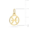 Złota zawieszka znak zodiaku ryby Zodiak Z-GW-398-585 marko