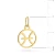 Złota zawieszka znak zodiaku ryby Zodiak Z-GW-398-585 marko