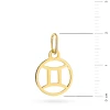 Złota zawieszka znak zodiaku bliźnięta Zodiak Z-GW-400-585 marko