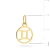 Złota zawieszka znak zodiaku bliźnięta Zodiak Z-GW-400-585 marko