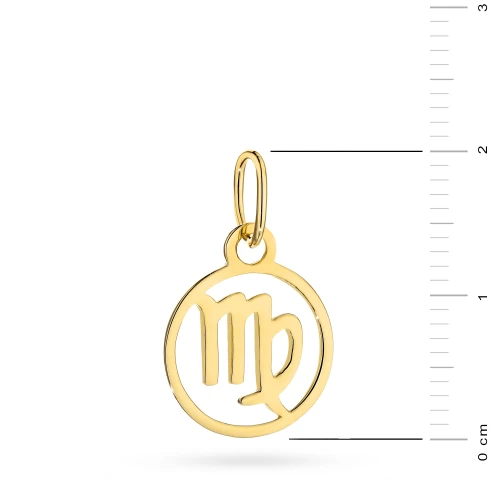 Złota zawieszka znak zodiaku panna Zodiak Z-GW-403-585 marko